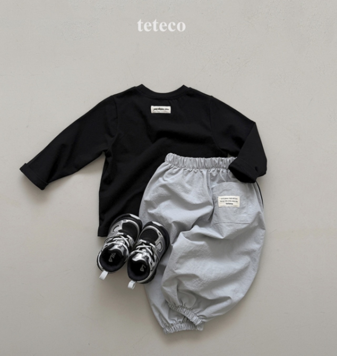 【取寄】tetecos サイドライントレーニングパンツ｜秋服｜韓国子供服｜ 26/AT