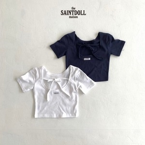 [SAINTDOLL] Backless short sleeves (JS/JM/JL) / [세인트돌] 백리스반팔 (JS/JM/JL)