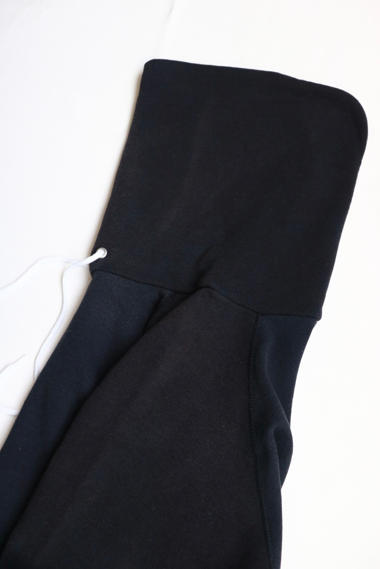 80s Hanes 2 tone black hoodie