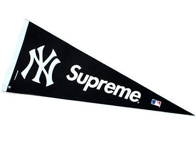 Supreme×New York Yankees Pennant ペナント ニューヨークヤンキース