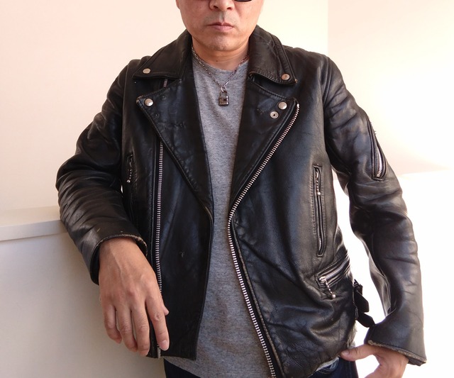 70s UK LIGHTNING TYPE MOTORCYCLE JACKET