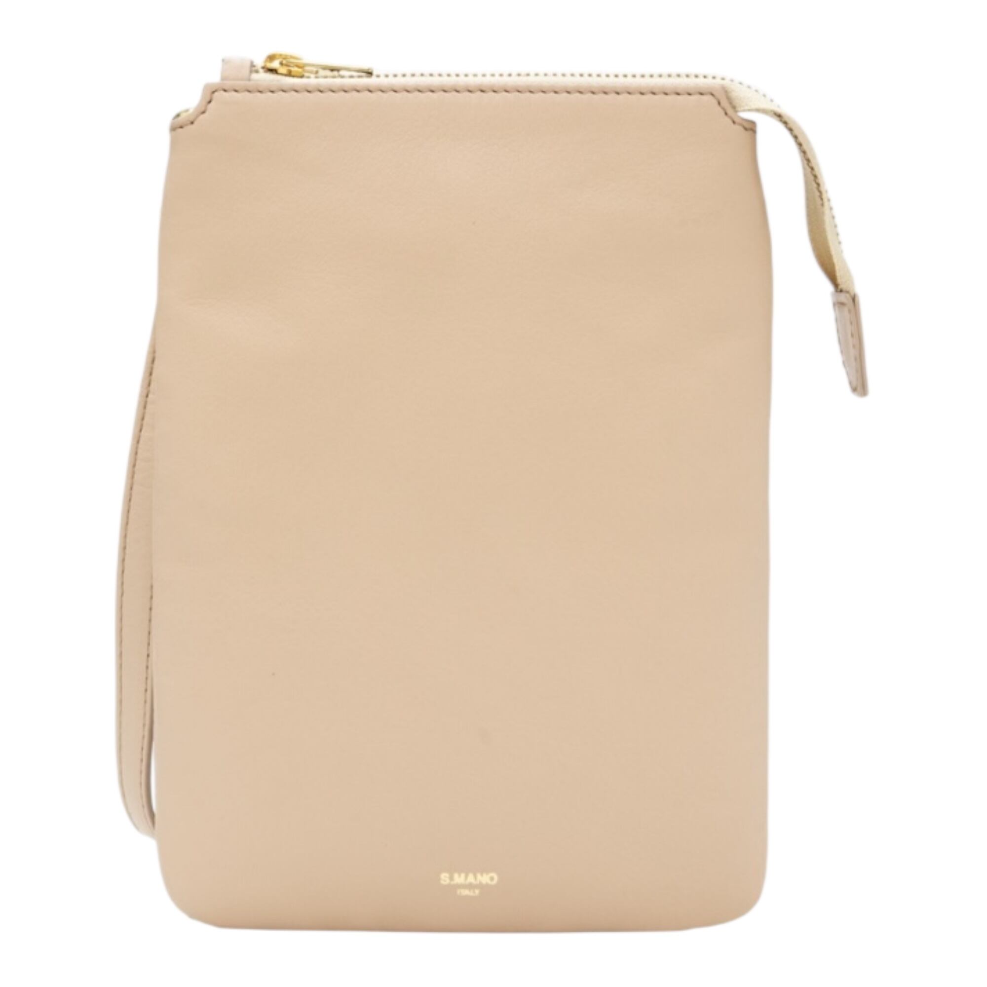 S.MANO(エスマーノ) ZIP SHOULDER/BEIGE