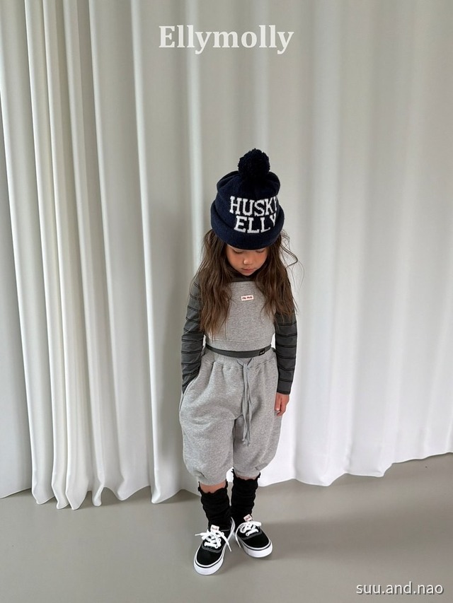 取寄:ELLYMOLLY バブルカプリジョガーパンツ※送料無料