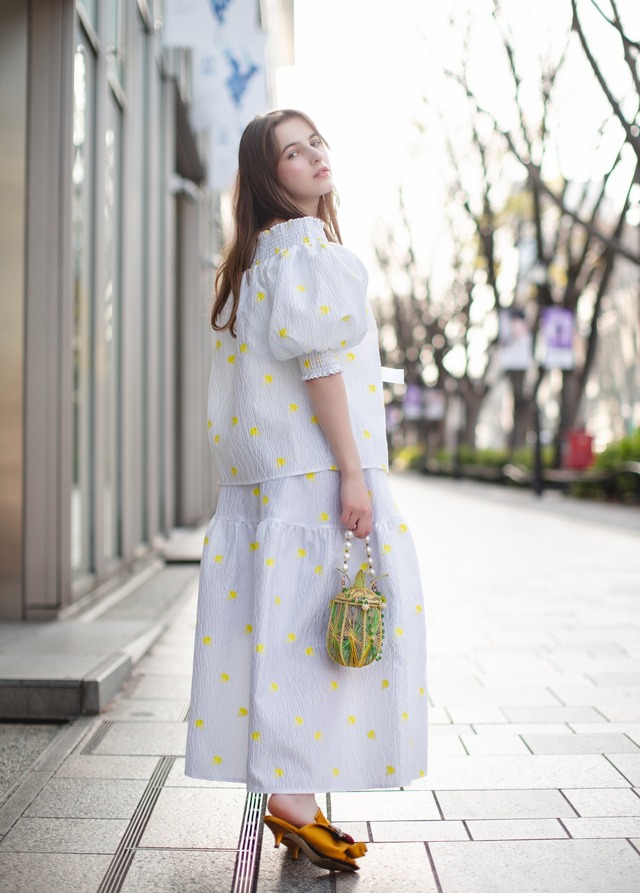 （original)2WAYジャカードブラウス