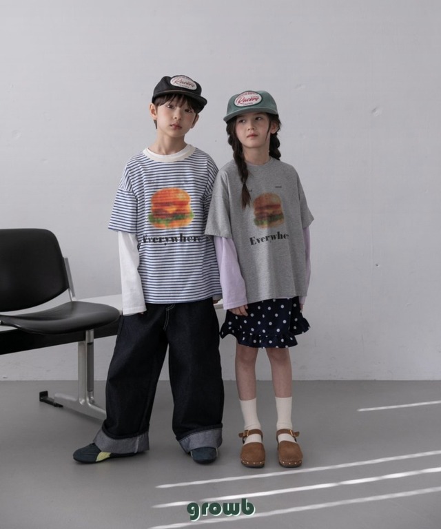 《送料無料》予約:ハンバーガーT半袖【growb】