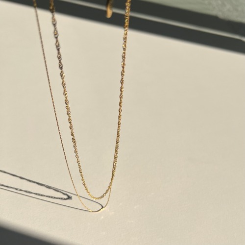 double chain necklace