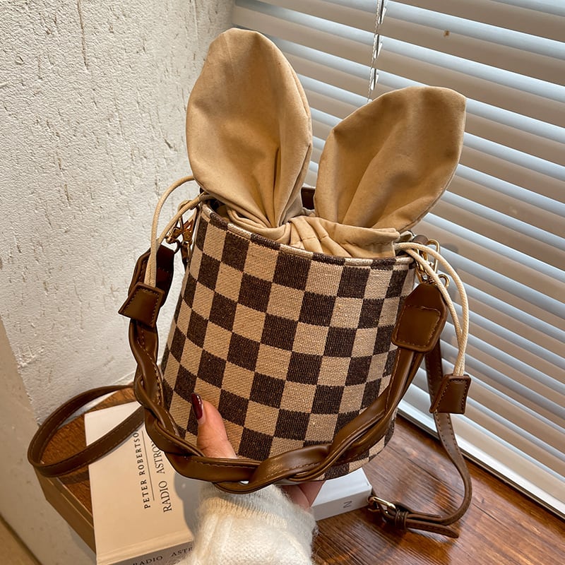 オータムウィンター格子柄スタイル 秋物 冬物 メッセンジャーバッグ Tiancai_Wing_Bag26115945017