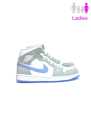 NIKE WMNS AIR JORDAN 1 MID "Wolf Grey レディースサイズ【 国内完売モデル 】BQ6472-105