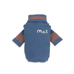 M.C.C long sleeve Tee(Vintage Blue) / monchouchou