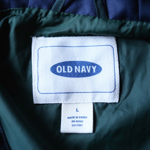 "OLD NAVY" over silhouette good coloring anorak nylon parka