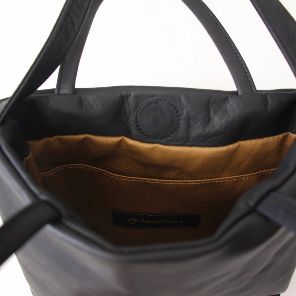 Ampersand 2way WP leather tote bag M（2ウェイ防水レザートート