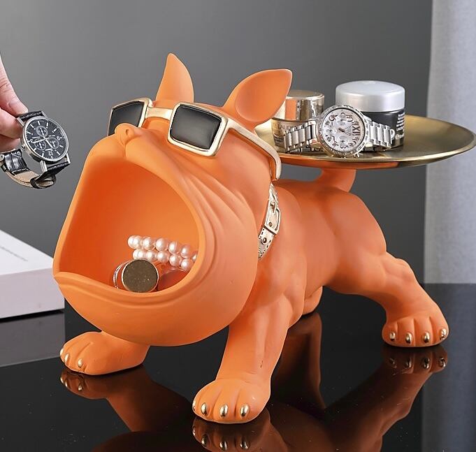 かわいいフレンチブルドッグ 小物入れ 置物 玄関飾りにも 全4種類