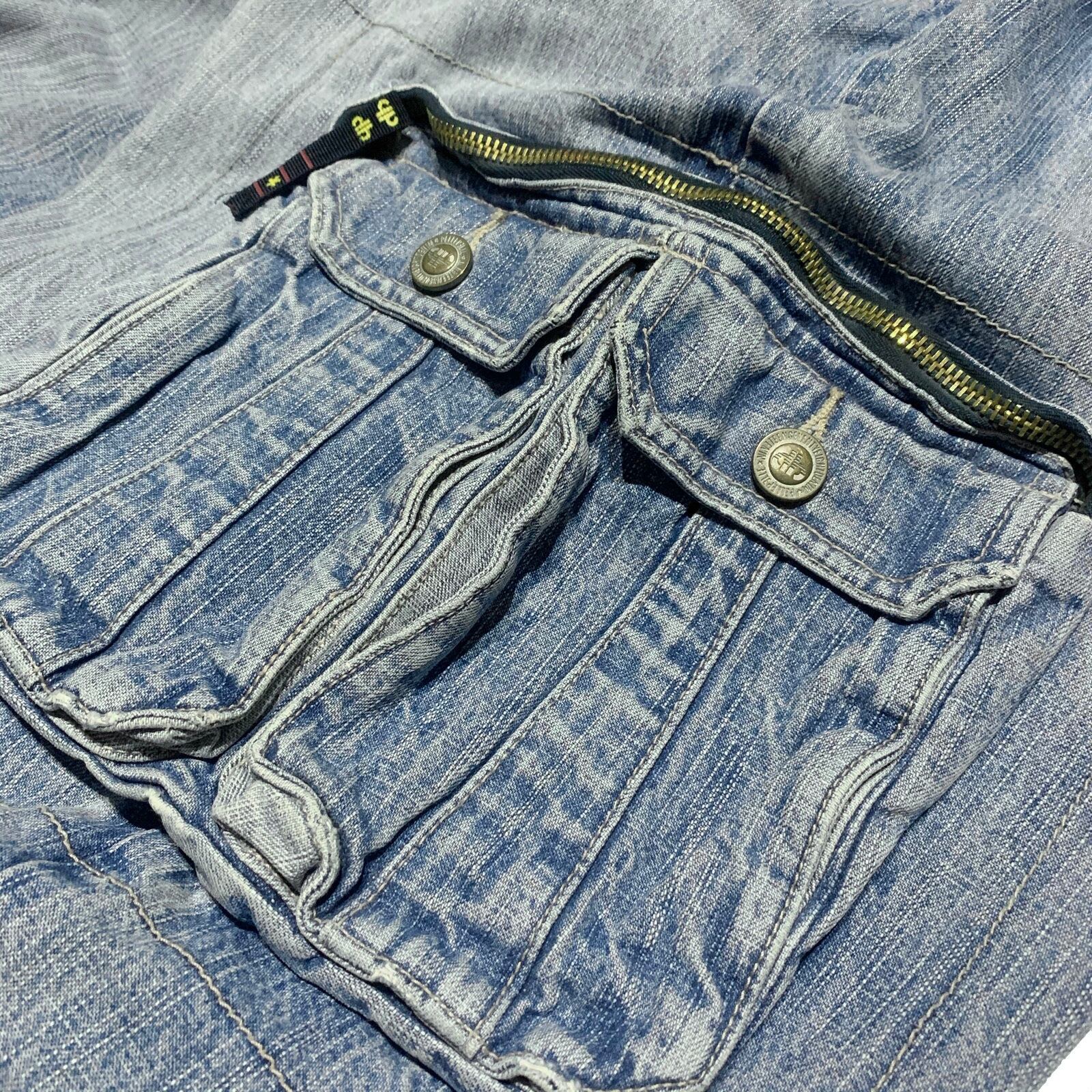 Pelle ペレペレカーゴデニムパンツ 青 Pelle(ペレペレ) ⁄ デニムパンツ 