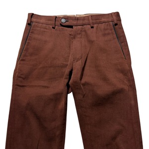BERLUTI brick color cotton pants