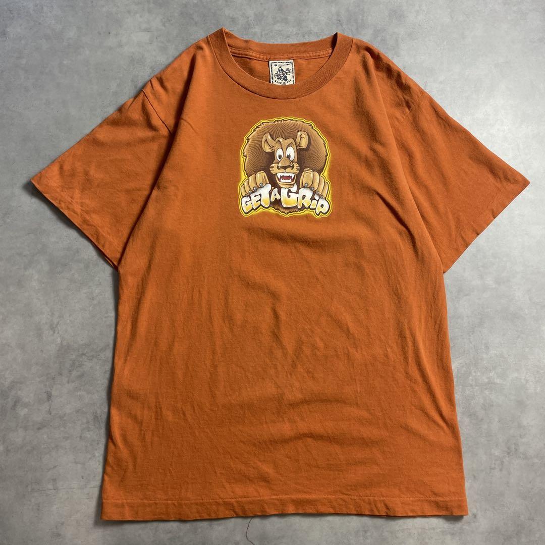 90s USA製 遊園地 ライオン おもしろ vintage T-shirt