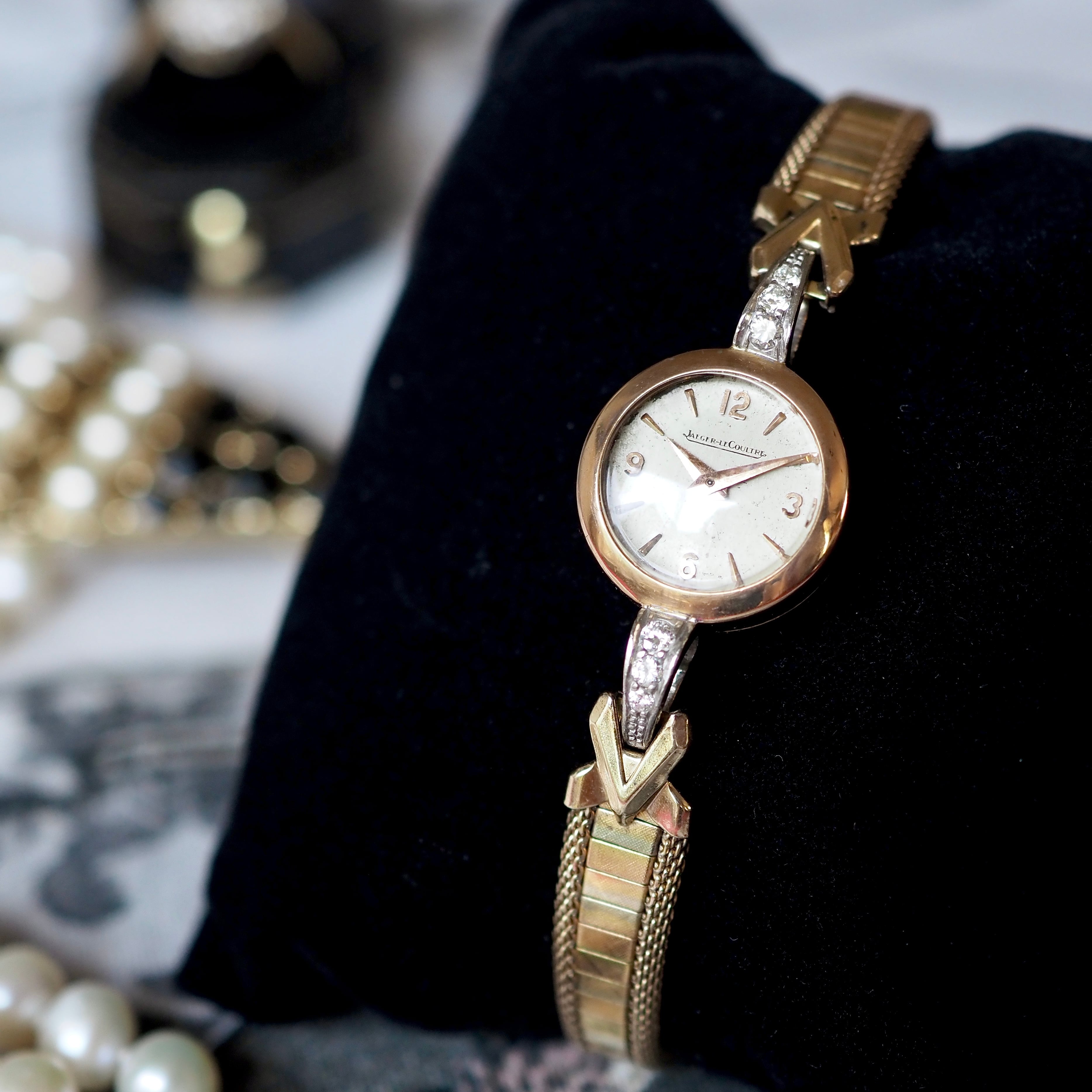 Jaeger-LeCoultre ジャガー・ルクルト K18 金無垢 ダイヤモンド バック