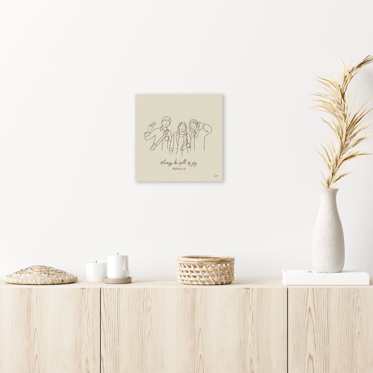 Canvas/M] オーダーメイド似顔絵アートMediumサイズ / 7 Colors | Rfor