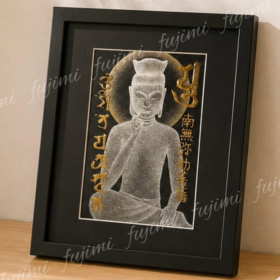 弥勒菩薩】点描画・梵字真言・3Dアート・高波動アート | PAY ID