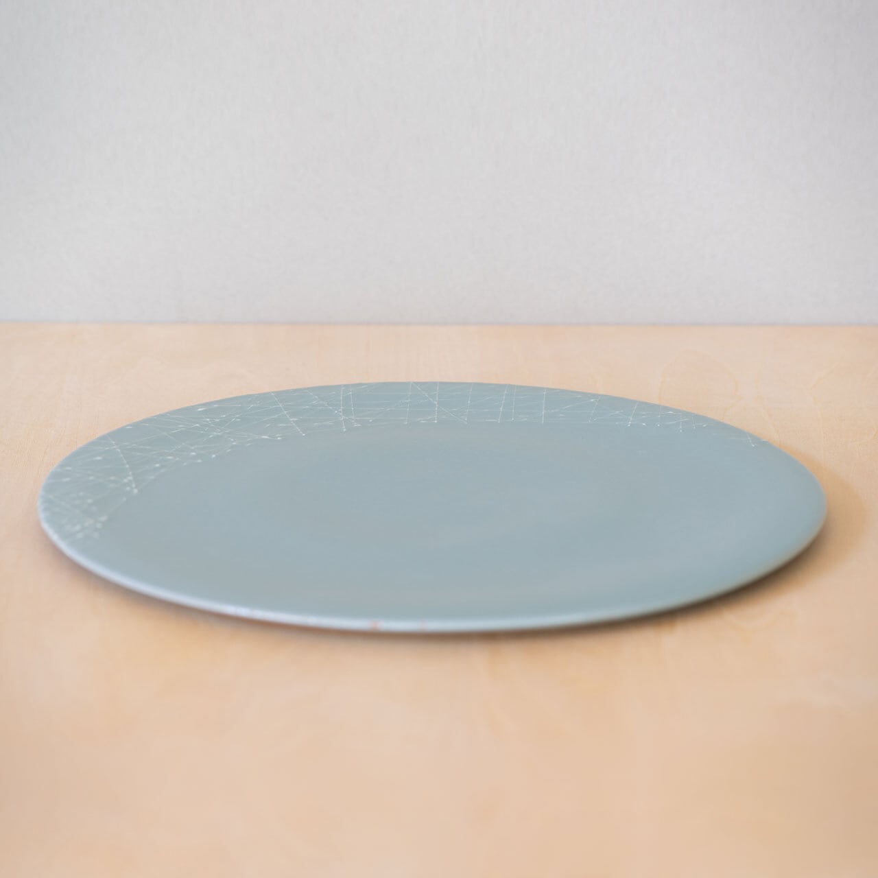 いっちんプレート(24cm)・青磁 | SoryuGama
