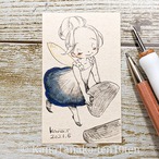 朝顔の妖精*ドローイング