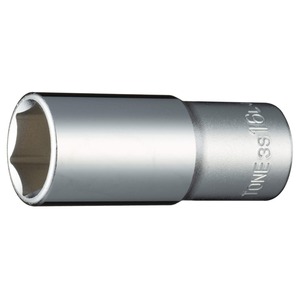 【数量限り】トネ(TONE) ディープソケット(6角) 3S-16L 差込角9.5mm(3/8) 二面幅16mm