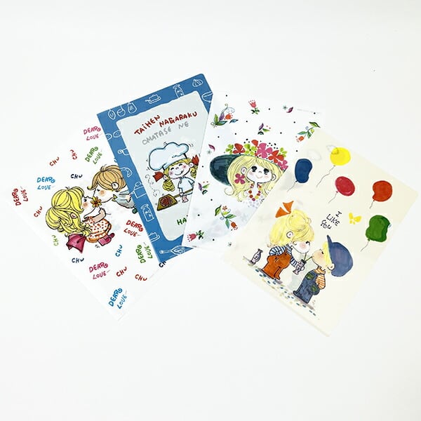 水森亜土 A4 クリアファイル (ホワイト) 文具 | キャラクターグッズの