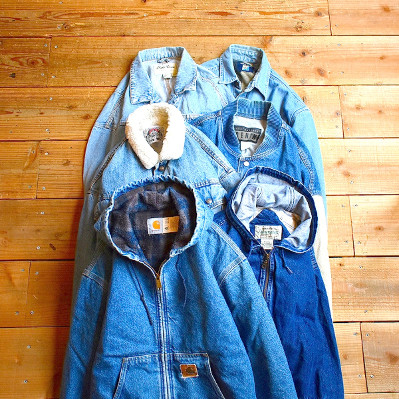 1点物◇USA製カーハートCarharttアクティブジャケット古着メンズML  