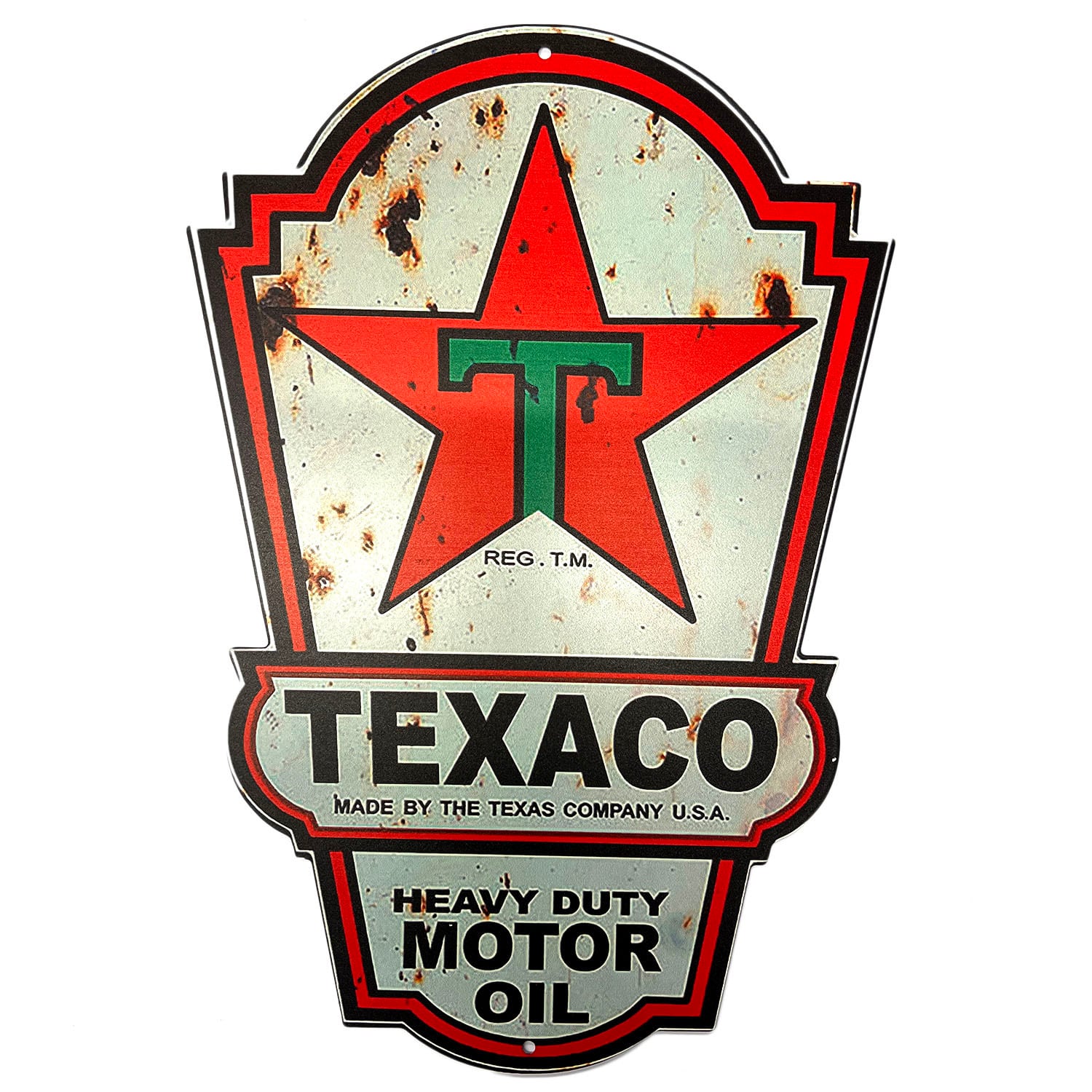 ■■レトロ・ガレージ看板【TEXACO・CHOPPER】バイカー・オリジナル■ TEXACO 大型 モーターサイクル バイカー アメリカン雑貨 ブリキ看板