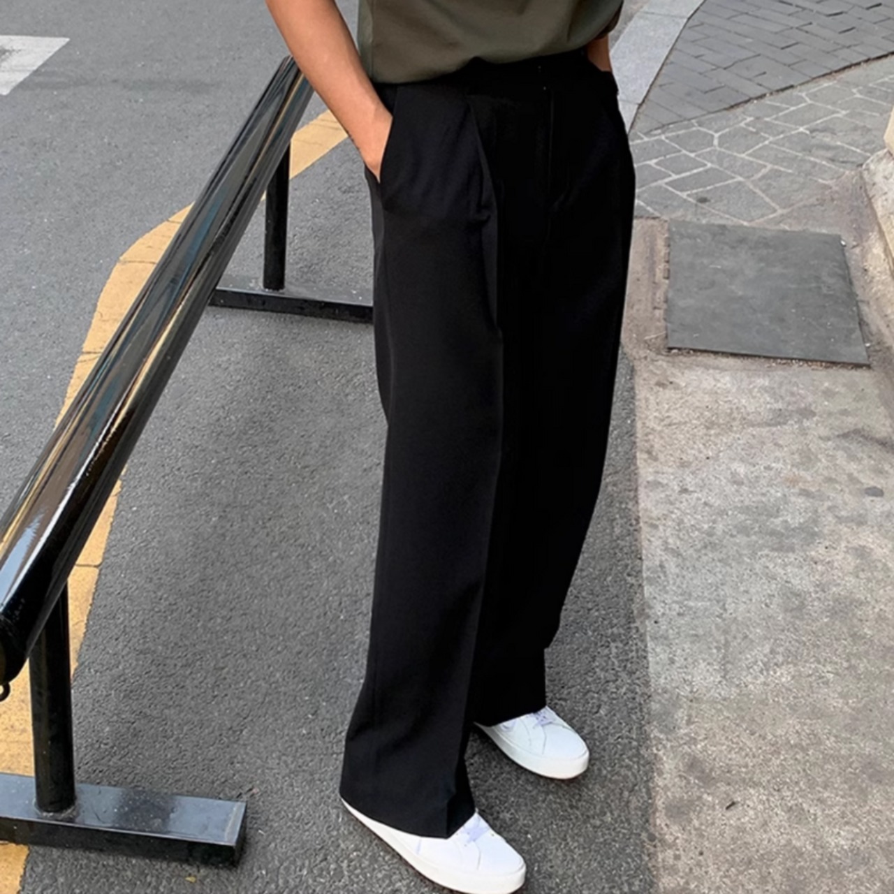 ドレープキレイめパンツ　0625