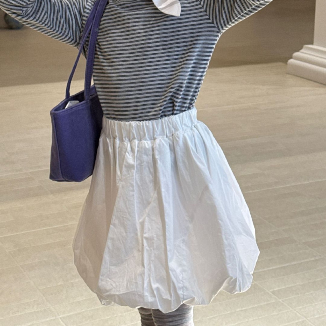 春ネッカチーフ付きトップスORスカート