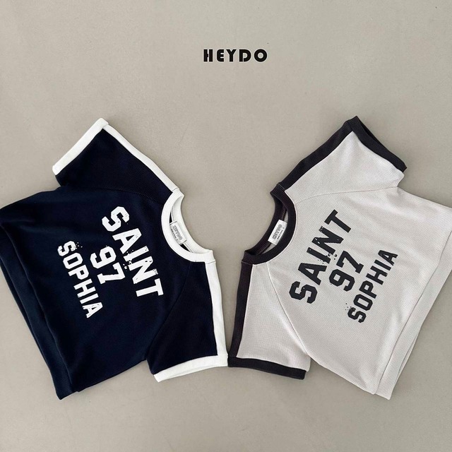 【取寄】heydo｜saint contrast tee｜セイント配色T｜S-JL｜kids&jr｜26 summer