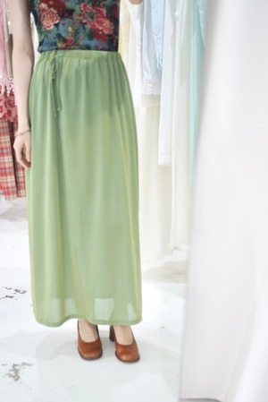glitter pistàcchio color rap skirt