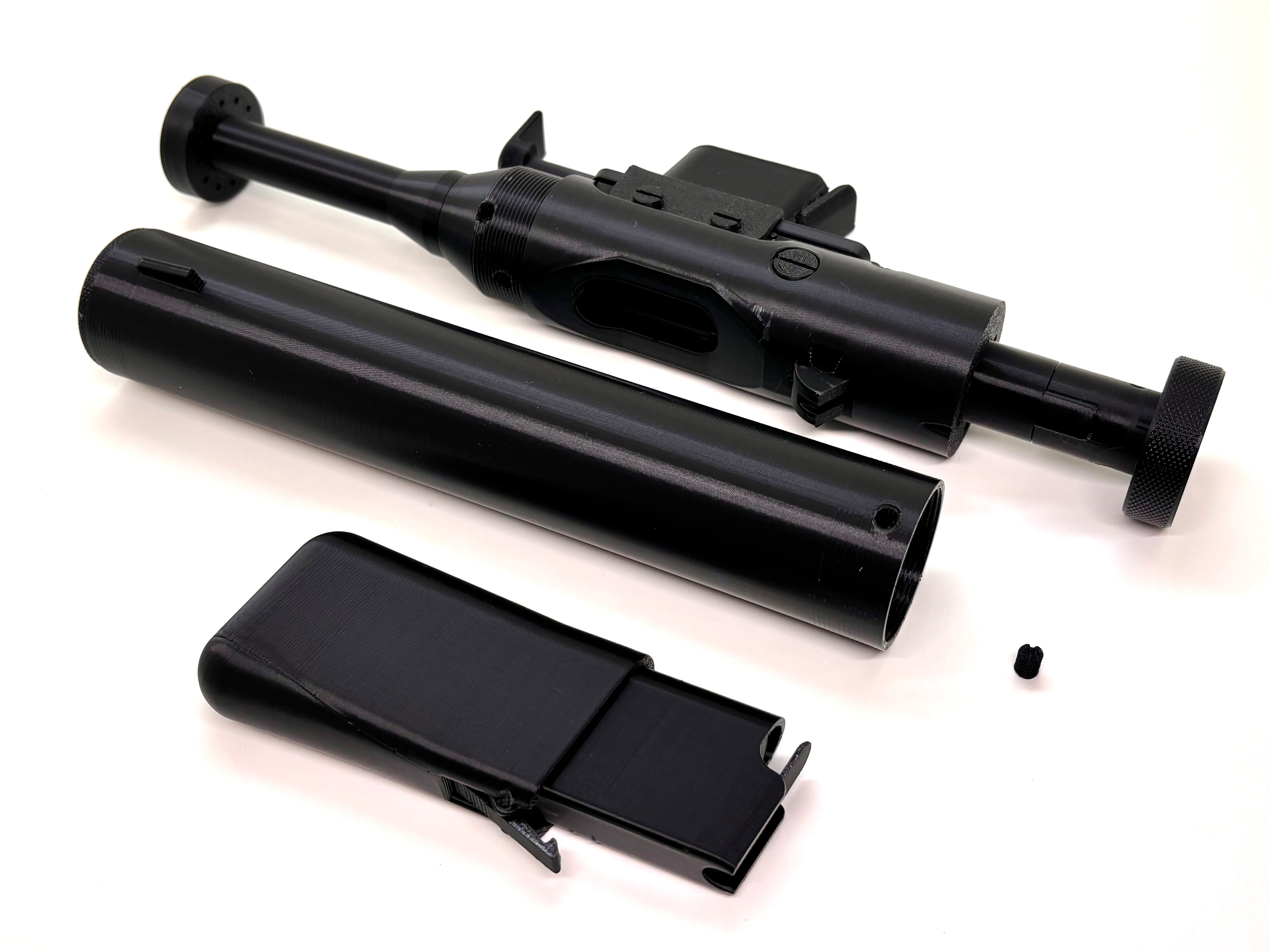 VP9とウェルロッド消音拳銃 モデル セット（金属なし、発射機能なし） Welrod ウェルロッド消音拳銃 レプリカモデル（金属なし、発射機能なし