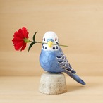 母の日ギフト『セキセイインコの贈り物』 和紙インテリア/置物