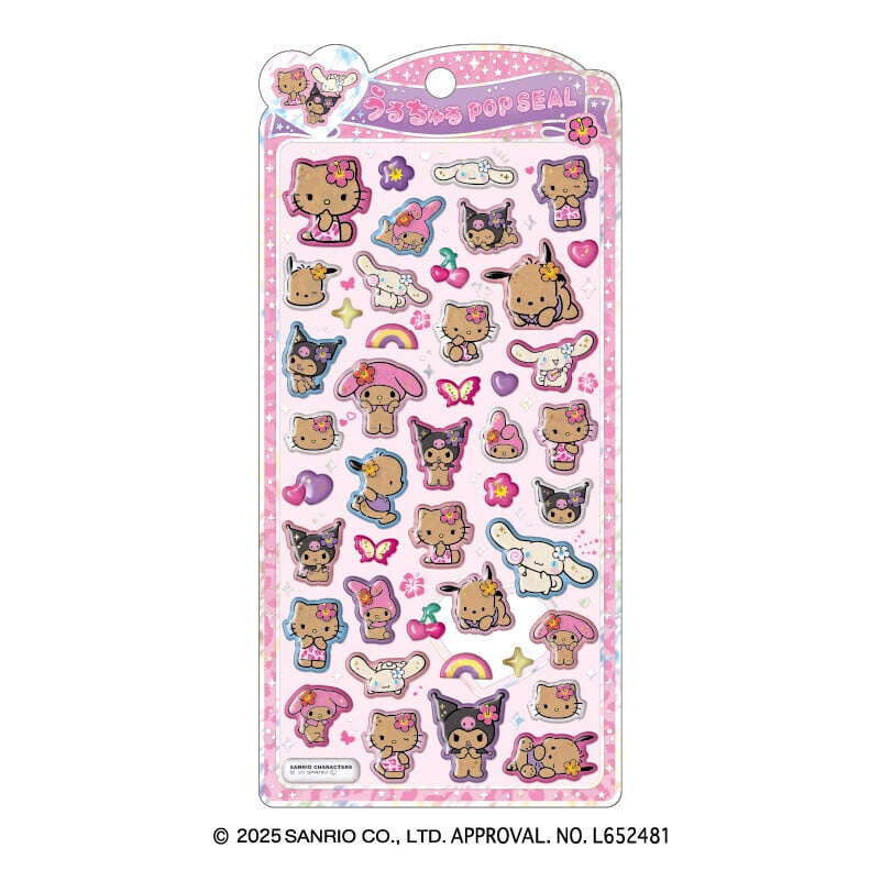 うるちゅるPOP SEAL サンリオキャラクターズ | noazakka