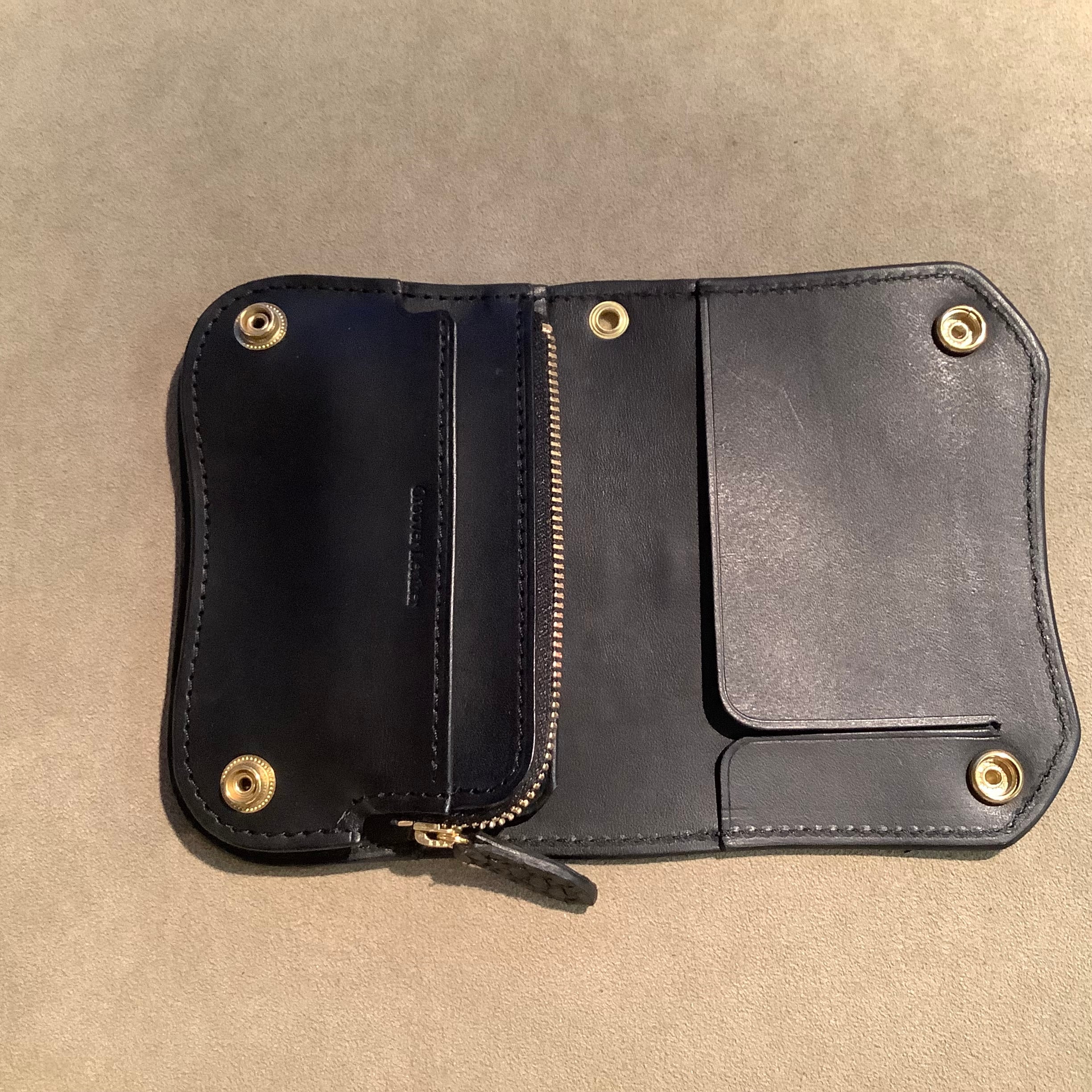 short tracker wallet custom Python パイソンカスタム 蛇革 ショート