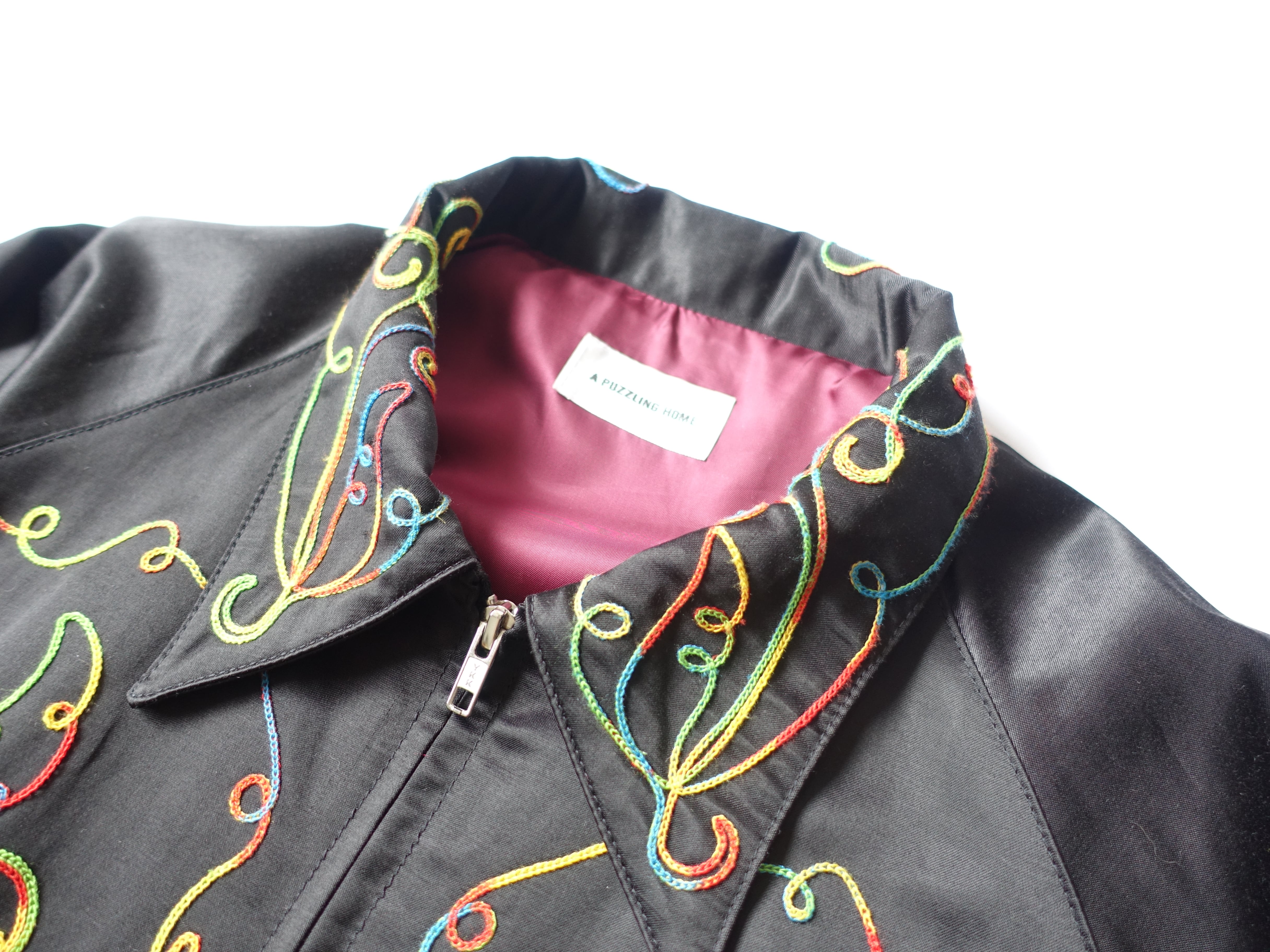 久遠　RAINBOW EMBROIDERY WESTERN JACKETメンズ