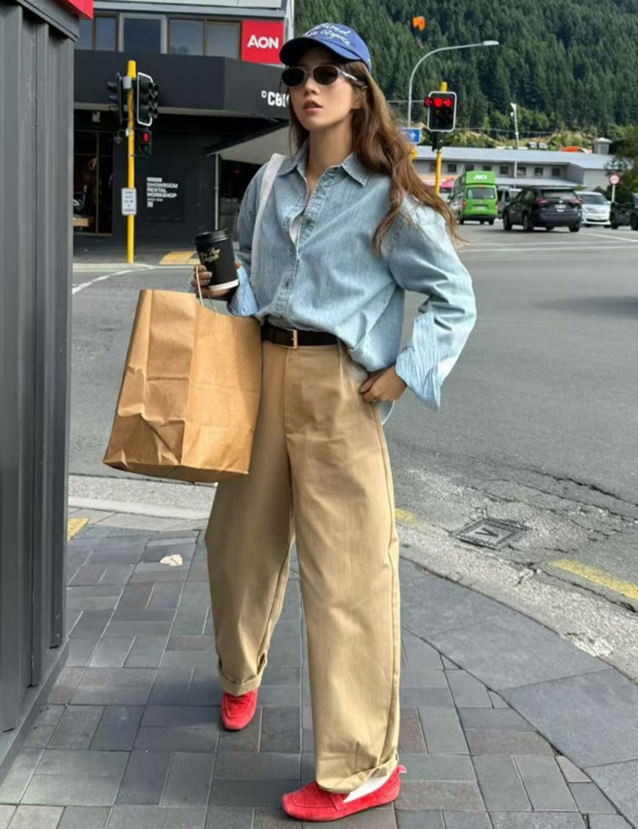 【新作5％OFF・3日間】Semi-tapered Belt Pants_3colors