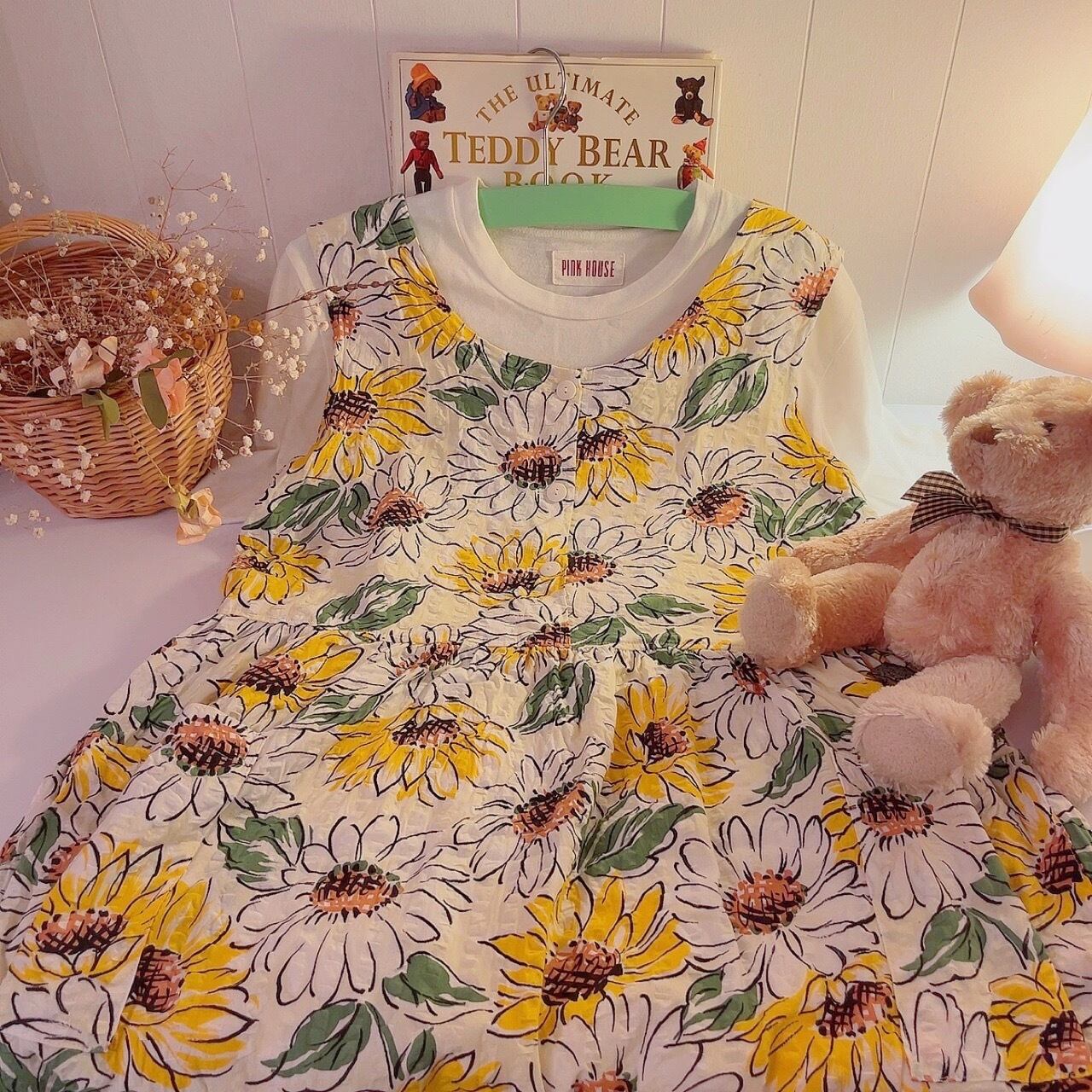 sunflower white jumper skirt