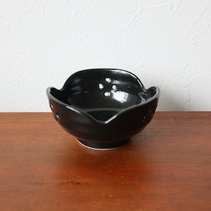【アウトレット】有田焼　ブラック三方割小付