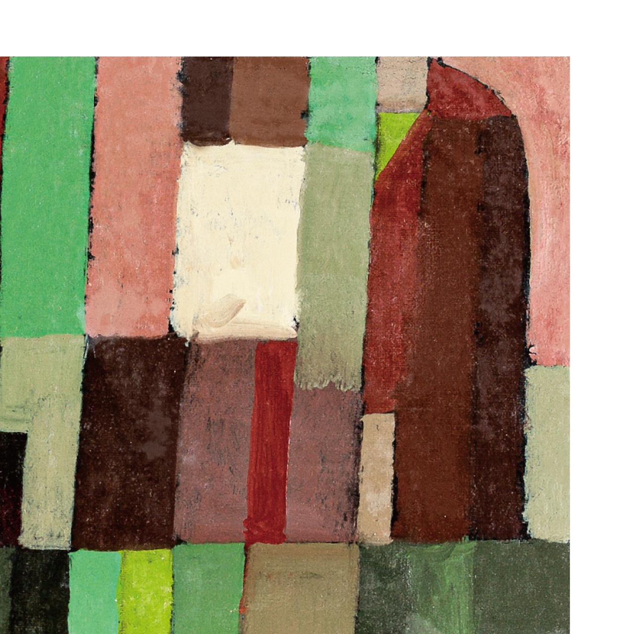 パウル・クレー Architecture red-green アートポスター アブストラクト 名画 絵画 特大 アートパネル AP259 - 6