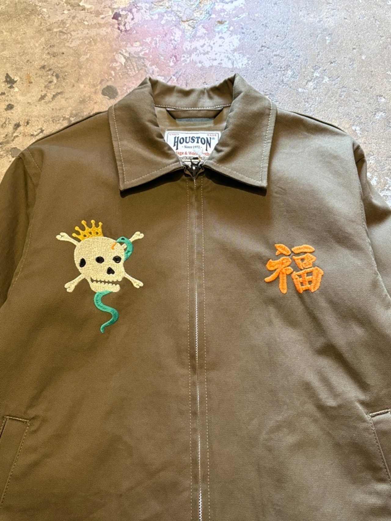 HOUSTON / VIETNAM JACKET " SKULL " / ベトナムジャケット / 51577 - 4