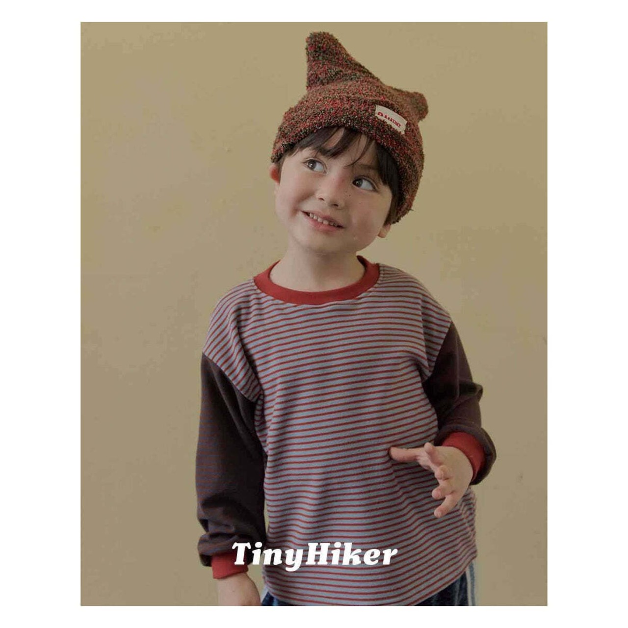 【取寄】Tiny Hiker マゴストライプTシャツ｜冬服｜韓国子供服