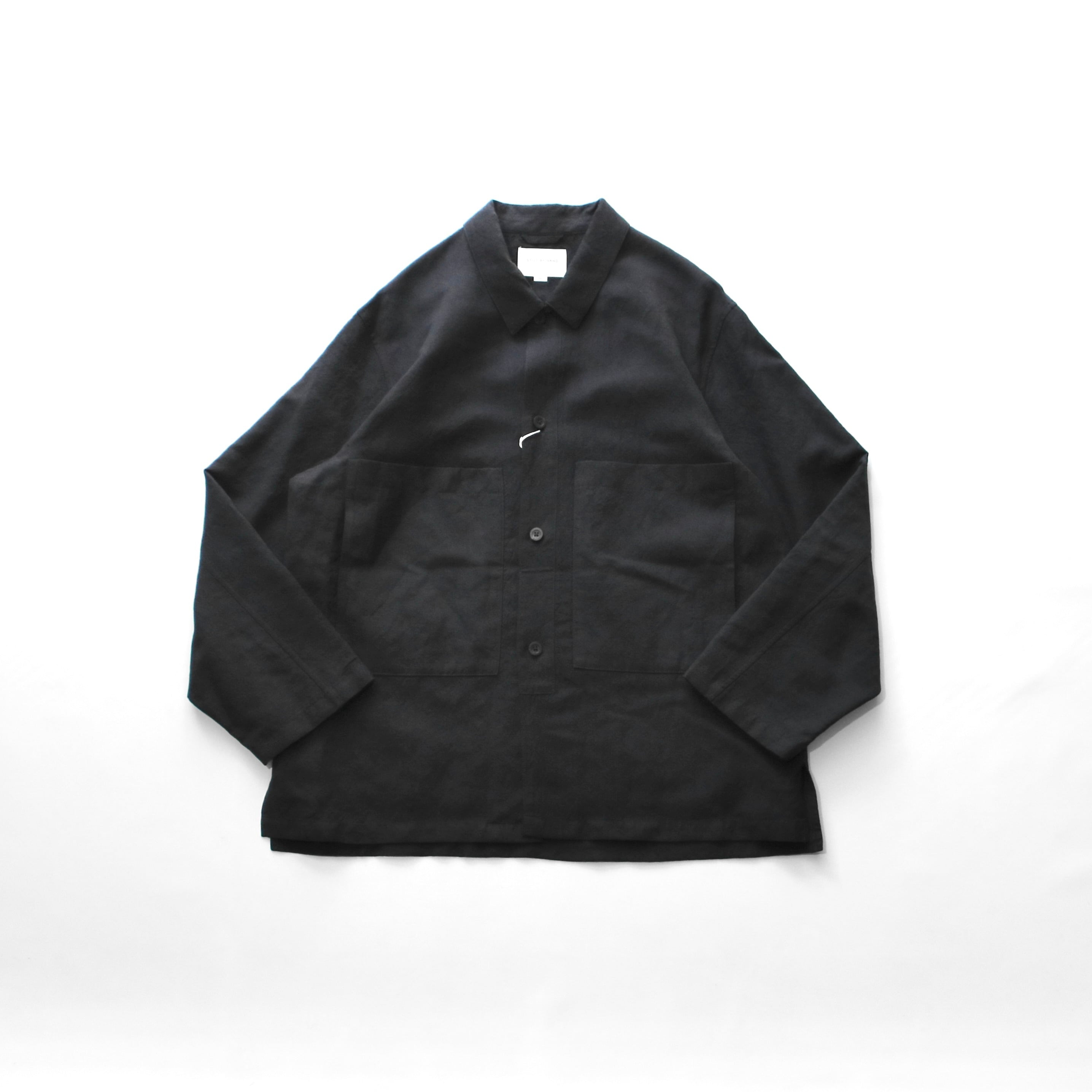 STILL BY HAND スティルバイハンド】TUMBLER LINEN WOOL LIGHT BLOUSON  