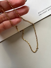シンプルボックスチェーンネックレス