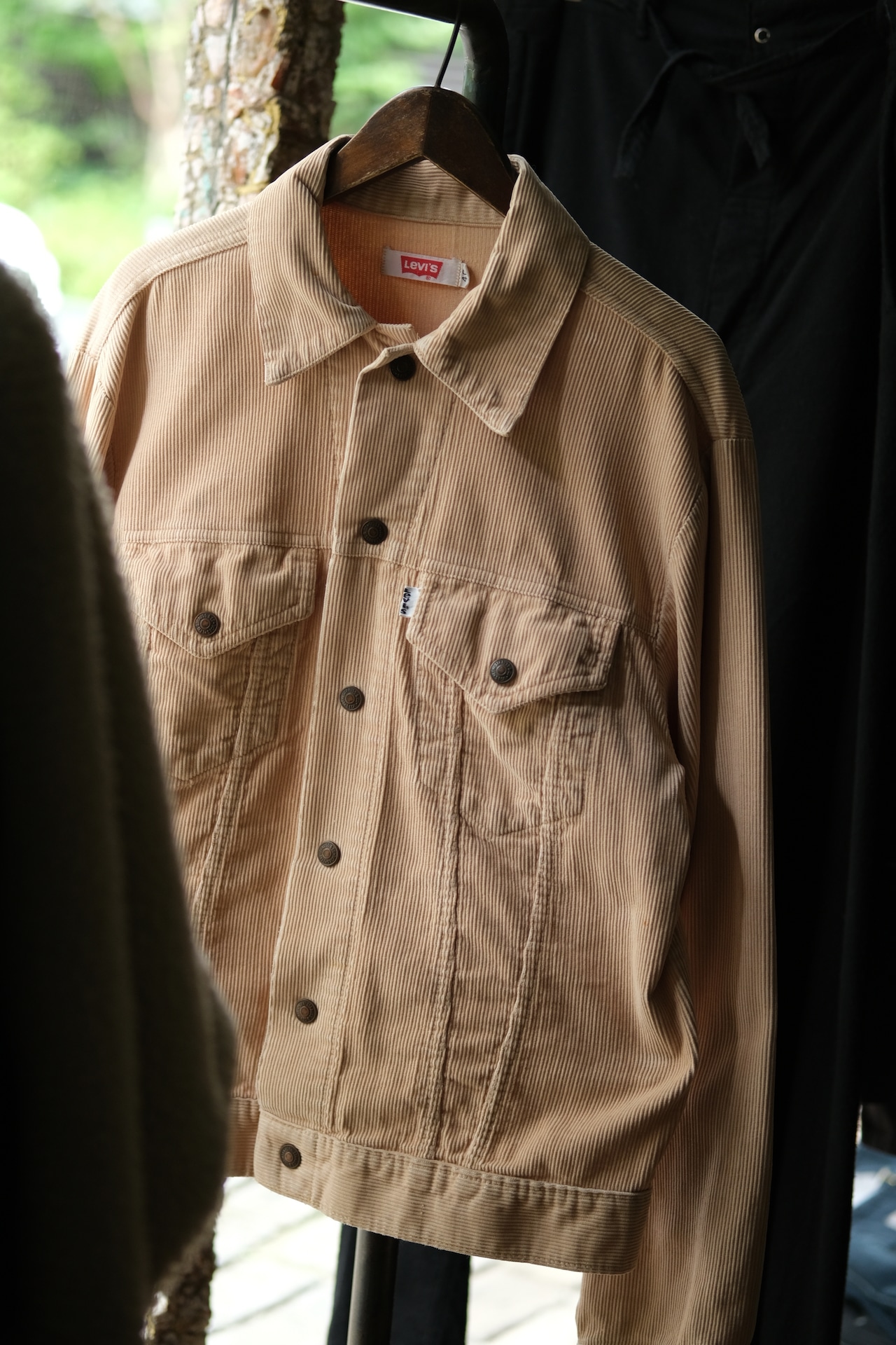 Utah/70's "Levi's" 70505 corduroy tracker jacket