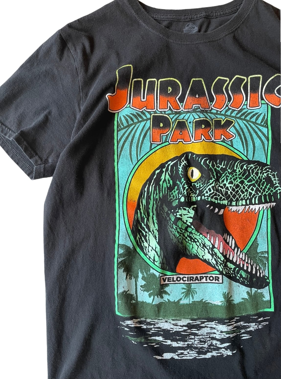 90s JURASSIC PARK ジュラシックパーク 両面 Tシャツ 美品-