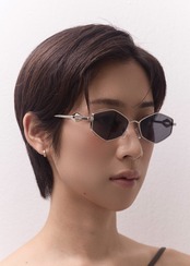 Glasses 022 Silver Prism (smoke)