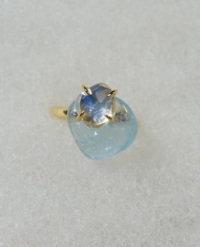 （SV）Thalatta Earcuff( Moonstone×Aquamarine)