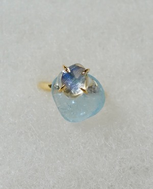 (SV)Thalatta Earcuff( Moonstone×Aquamarine)